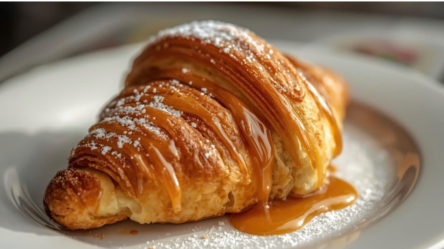 Bánh Croissant Caramel