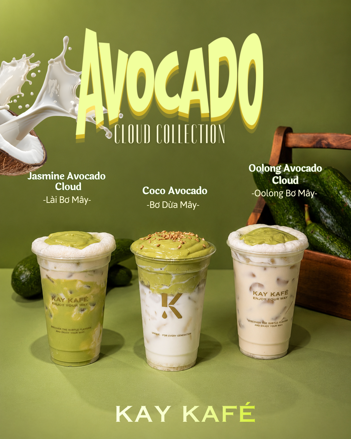 Coco Avocado-Bơ Dừa Mây