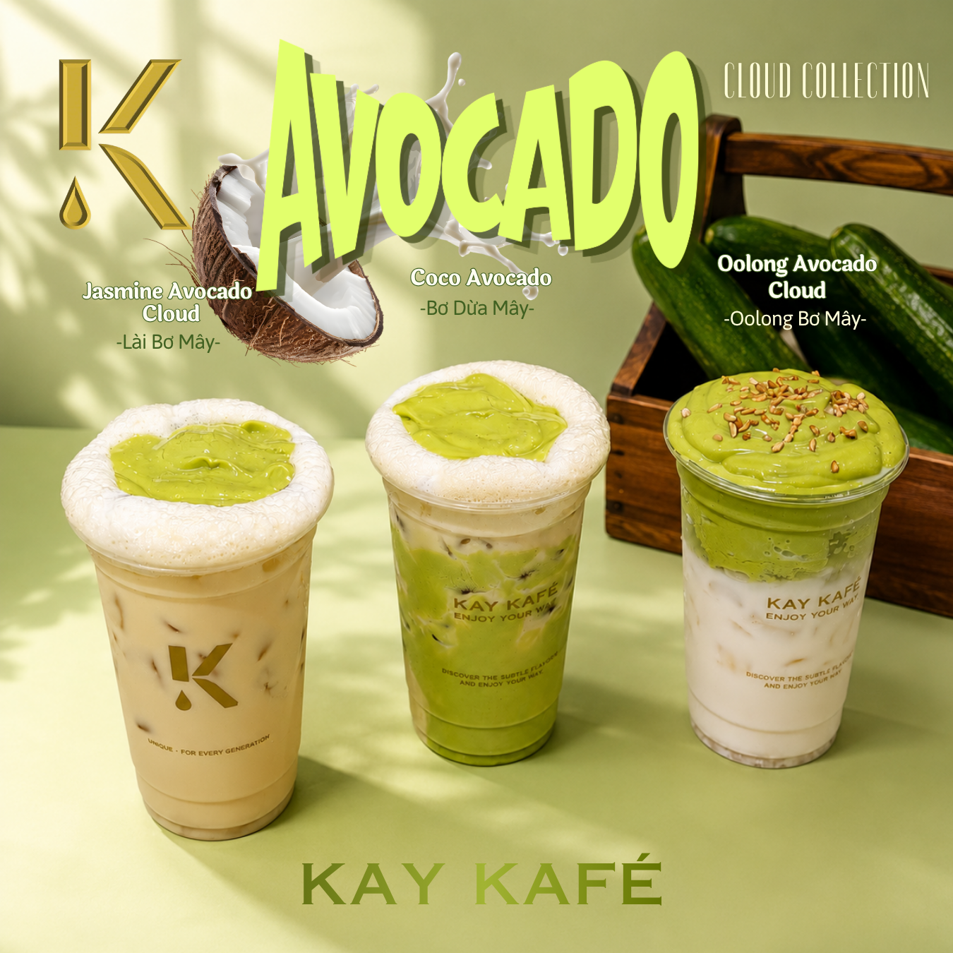Coco Avocado-Bơ Dừa Mây