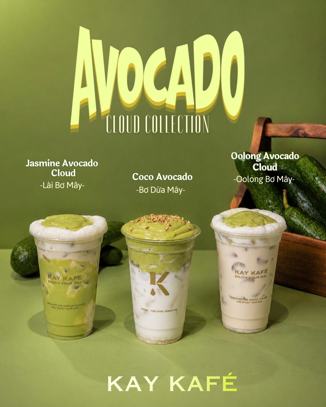 Jasmine Avocado Cloud -Lài Bơ Mây