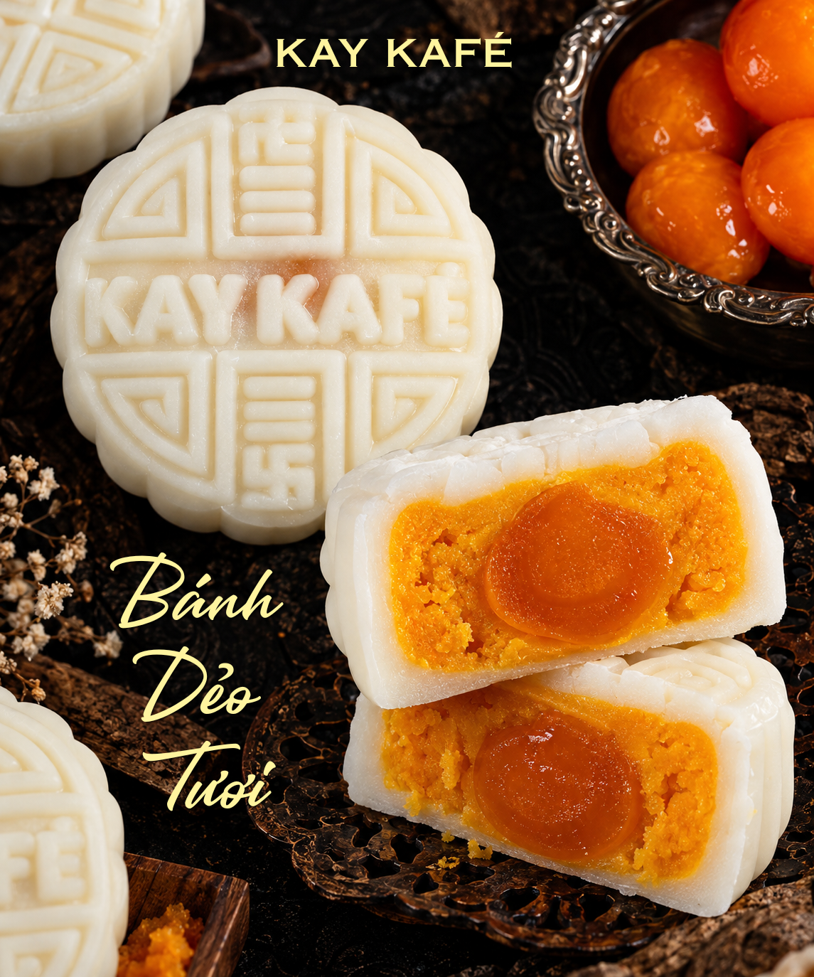 Bánh Dẻo Tươi Kem Trứng Muối